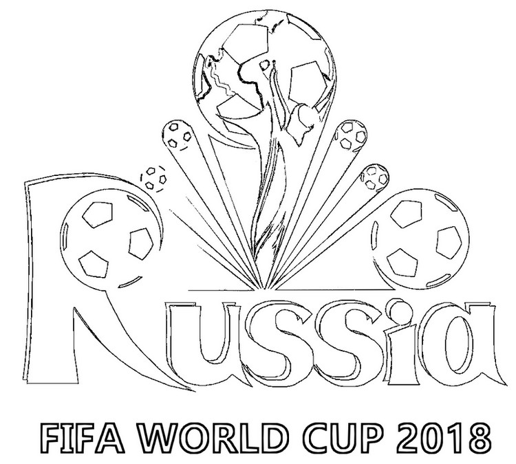 Coloriage Coupe du Monde FIFA 2018