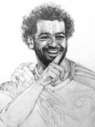 Coloriage Mohamed Salah