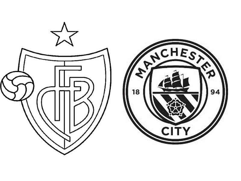 Coloriage FC Bâle - Manchester City FC