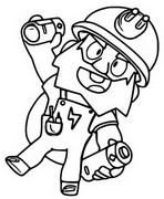 Coloring page Dynamike