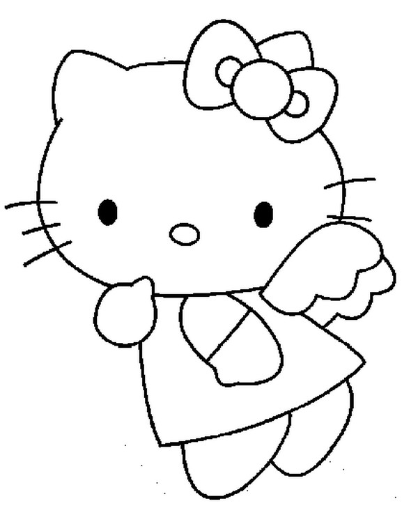 Coloriage Hello Kitty