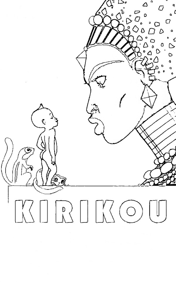 Coloriage Kirikou et la sorcière