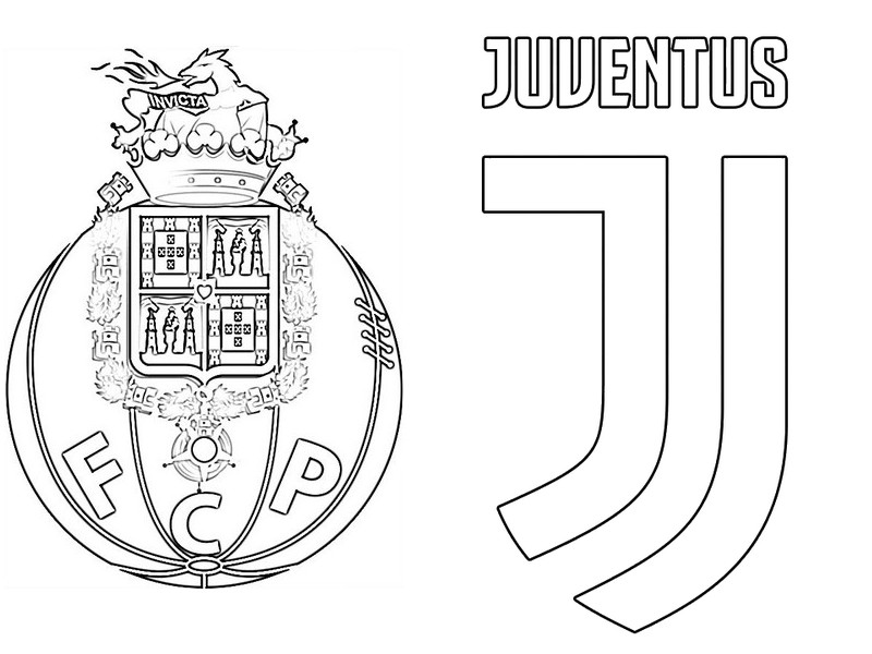 Coloriage 8èmes de finale - Porto (POR) - Juventus (ITA)