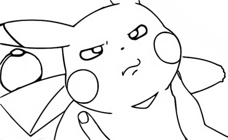 Coloring page Episode 1 - Enter Pikachu