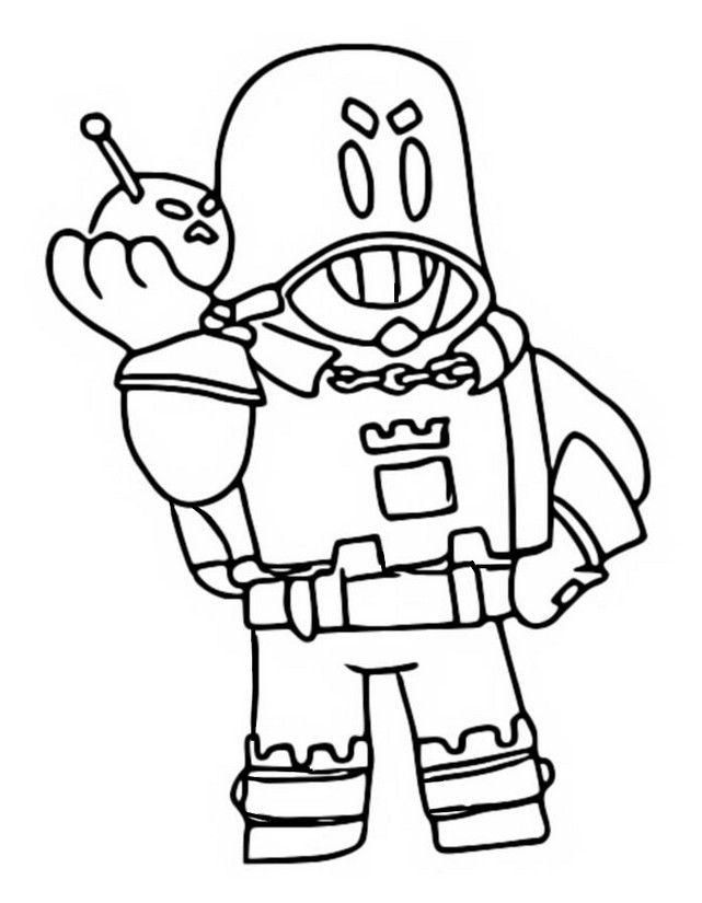 Coloring page Grom