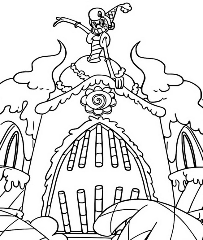 Desenho para colorir Baroness Von Bon Bon