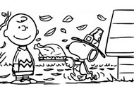 Coloring page Snoopy & Charlie Brown