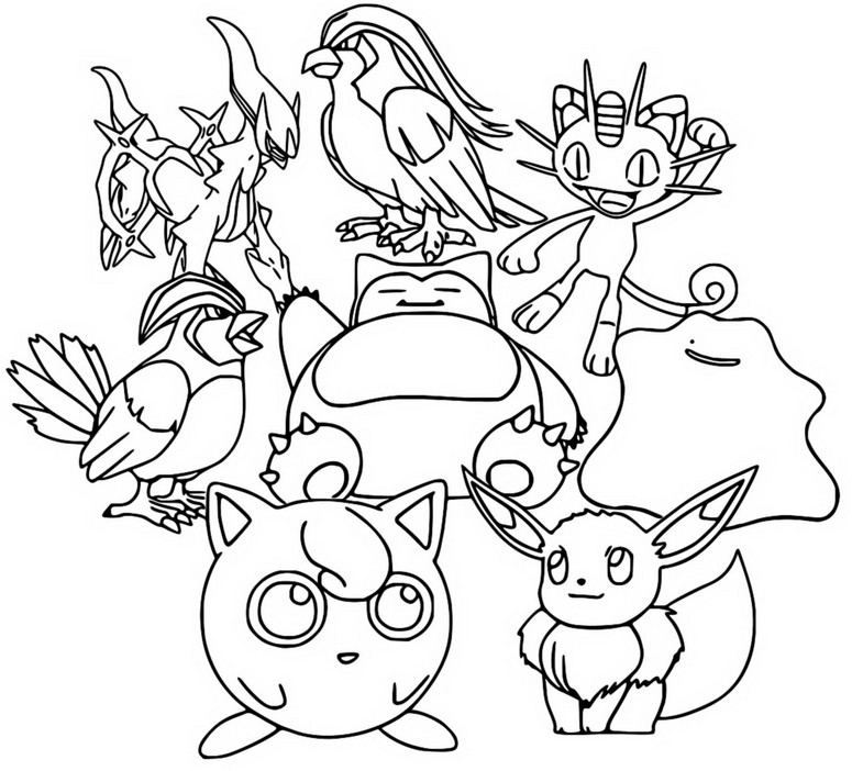 Coloring page Normal-type