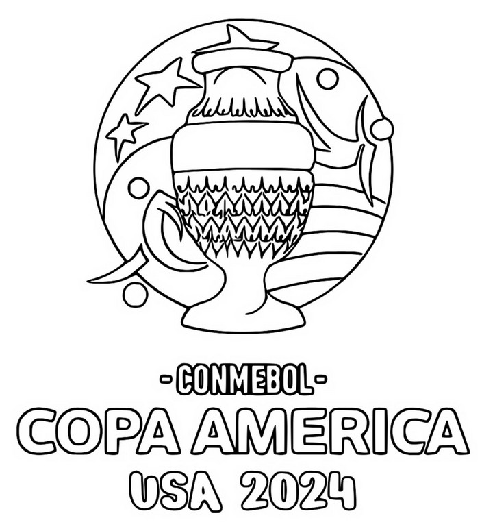 Coloriage Logo USA
