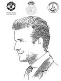 Coloriage David Beckham
