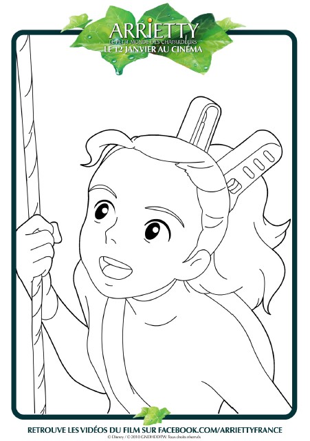 Coloriage Arrietty