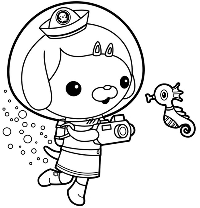 octonauts coloring pages free - photo #9