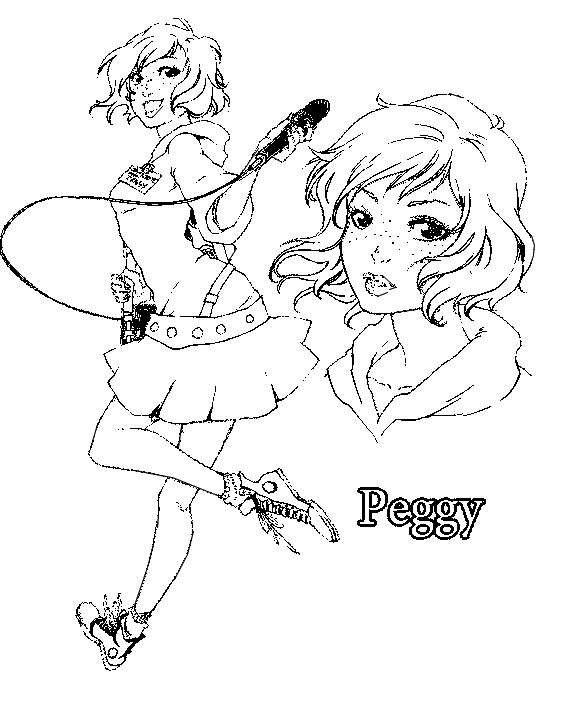 Coloriage Peggy