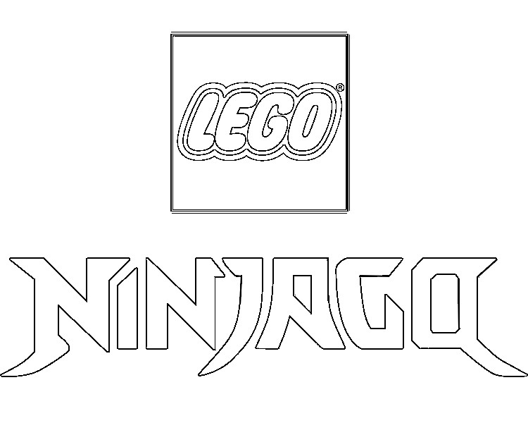 Coloriage Logo Ninjago