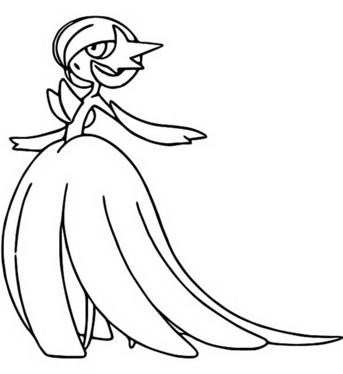 gardevoir and gallade coloring pages - photo #14