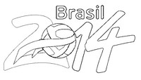 Coloriage Brasil 2014