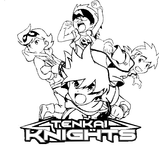 Coloriage Tenkai Knights