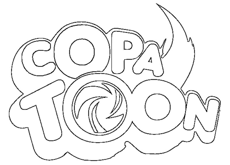 Coloriage Logo Copa Toon