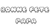 Bonne F&ecirc;te Papa &agrave; colorier
