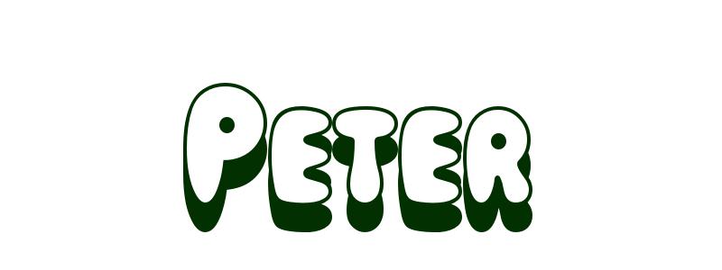 Coloriage Peter