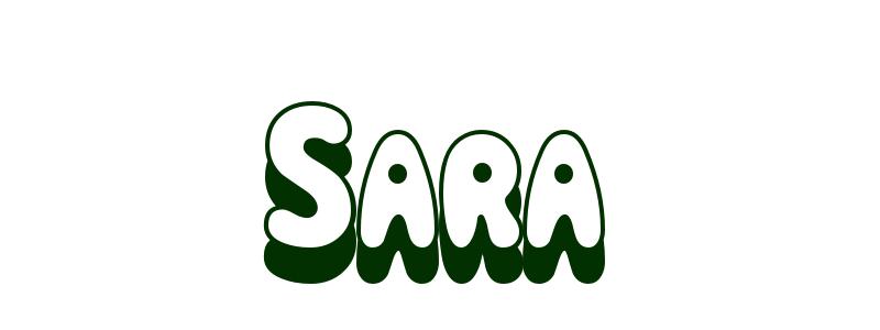 Coloriage Sara