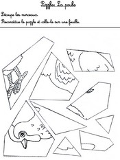 Puzzle oeufs de paques