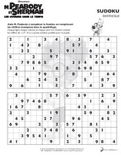 Jeu Sudoku difficile