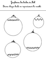 Jeu Graphisme Les boules de Noël 1