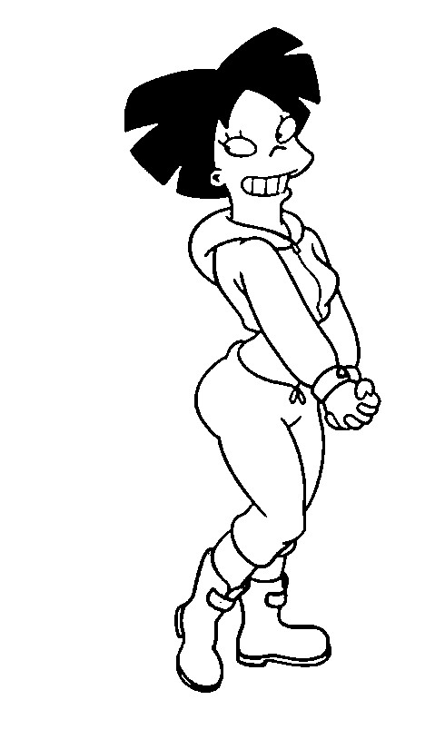 Coloriage Futurama Game Of Drones Amy Wong 10