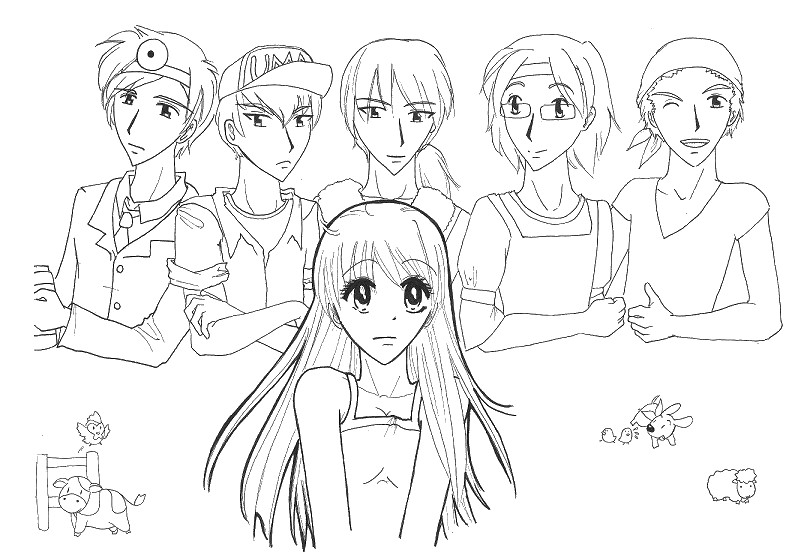Coloriage Harvest Moon