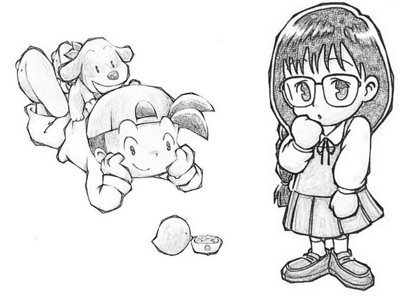 Coloriage Harvest Moon