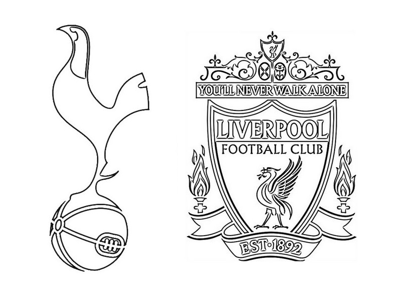 Coloriage Ligue des Champions 2019 : Finale: Tottenham - Liverpool 7