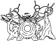 Coloriage Gorythmic Gigamax