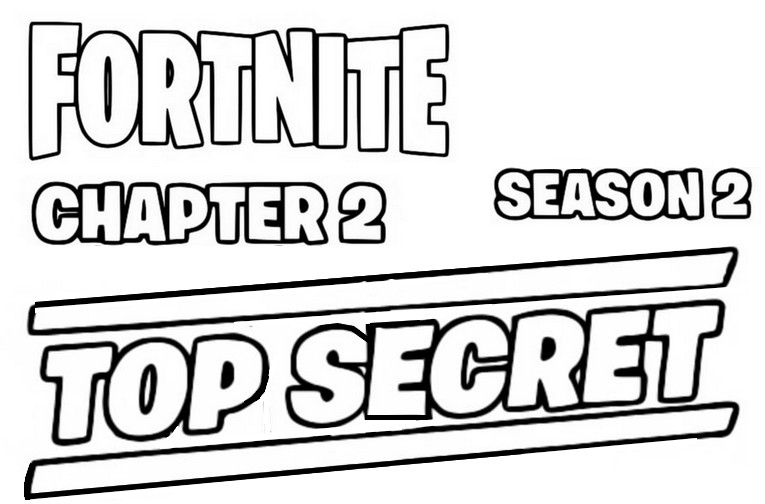 Coloriage Top secret - Fortnite Chapitre 2 Saison 2