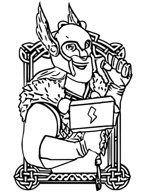Coloriage Viking - Coin Master