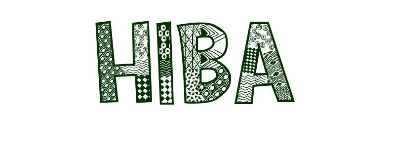 Coloriage Hiba - Fille Prénoms H