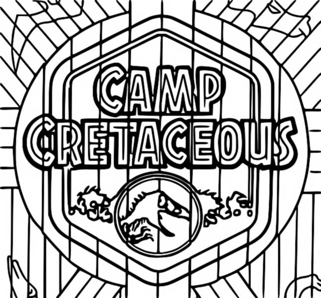Coloriage Camp Cretaceous - Jurassic World - La colo du Crétacé