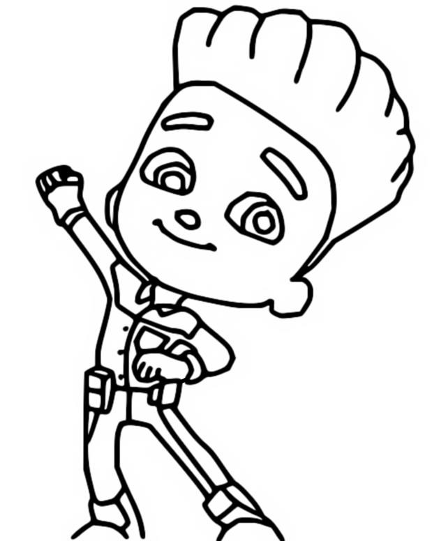 Coloriage Mighty Express : Max 3