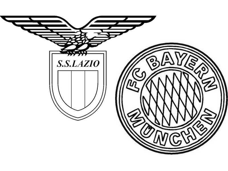 Coloriage 8èmes de finale - Lazio (ITA) - Bayern (GER) - Ligue des Champions 2021