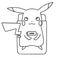 Coloriage Imprimante thème pikachu