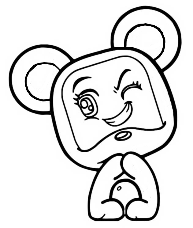 Coloriage Pets - Squitty - MojiPops