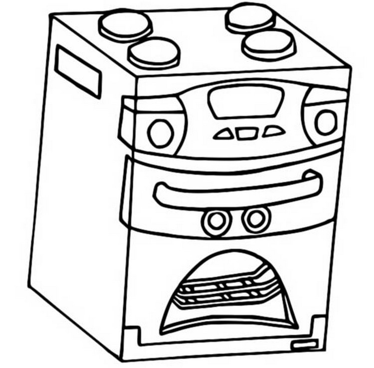 Coloriage Owen the Oven - Poppy Playtime
