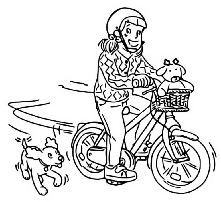 Coloriage Du vélo - Sport - Enfants
