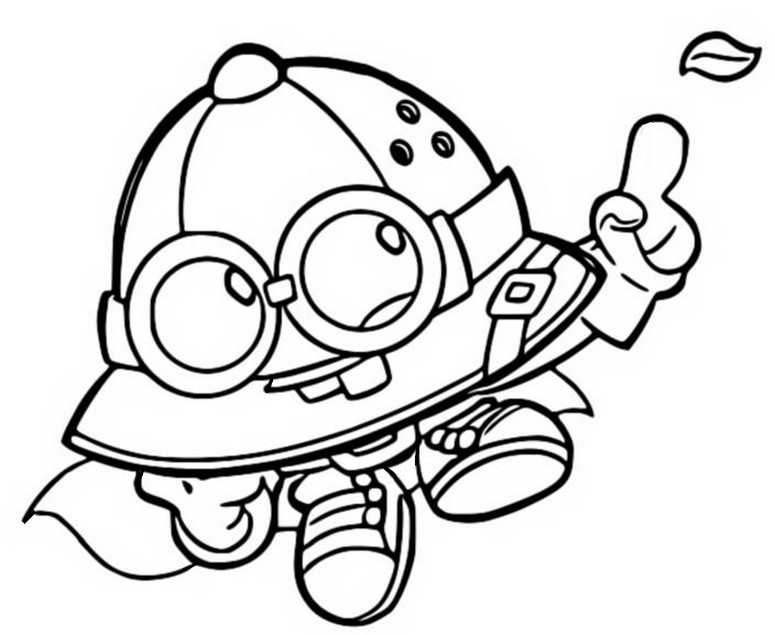 Coloriage Trail Ranger - Superthings - Rescue Force