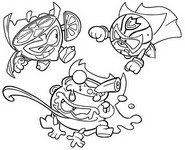 Coloriage Mighty Mernies