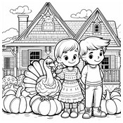 Coloring page Find the 7 differences