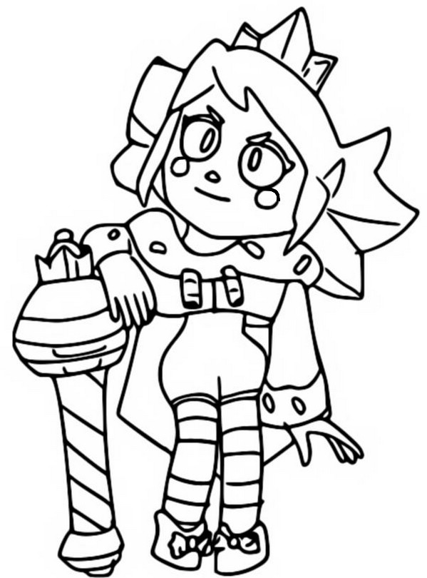 Coloring page Mandy
