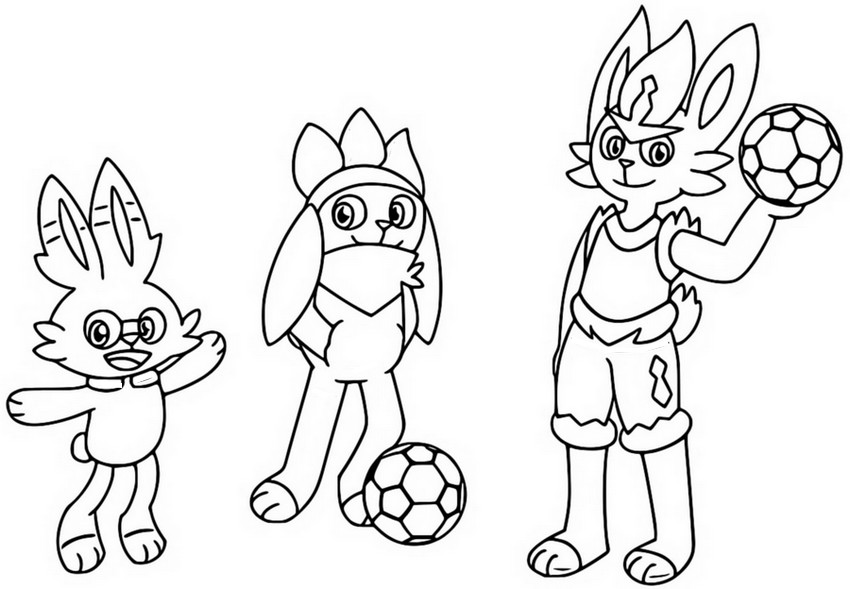 Coloring page Evolutions - Soccer
