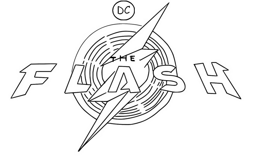 Coloriage Logo - The Flash