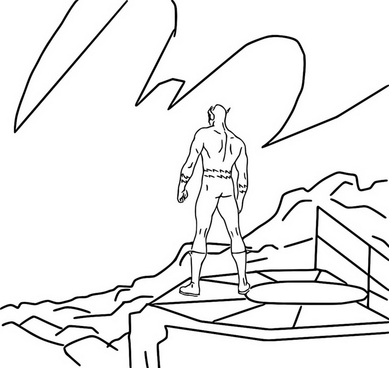 Coloriage The Flash